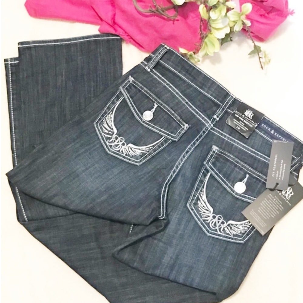 NWT Rock & Republic Mid Rise Boot cut